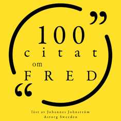 100 citat om fred