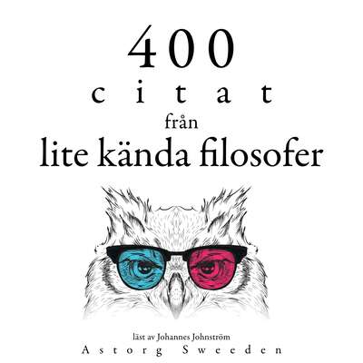 400 citat från lite kända filosofer - Ambrose Bierce, Epictetus, Emil Cioran och Gaston Bachelard.