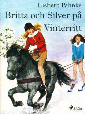 Britta och Silver på vinterritt - Lisbeth Pahnke.