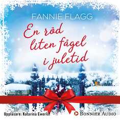 En röd liten fågel i juletid