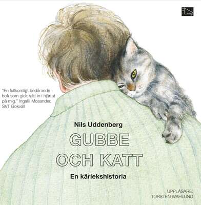 Gubbe och katt - Nils Uddenberg.