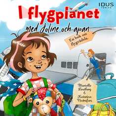 I flygplanet med Joline och apan