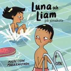 Luna och Liam på simskola