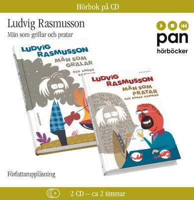 Män som grillar och pratar - Ludvig Rasmusson.