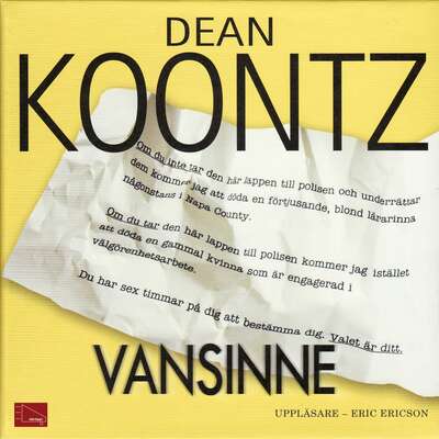 Vansinne - Dean Koontz.